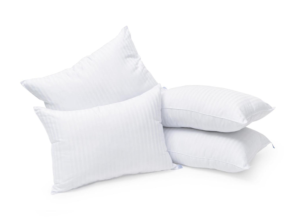 Elegant Comfort Paquete de 2 rellenos de almohada de poliéster y algodón,  relleno de fibra siliconada, 16 x 36, color blanco, 2 unidades