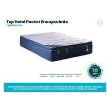 Colchón Hotelero Suave Matrimonial Top Hotel Pocket