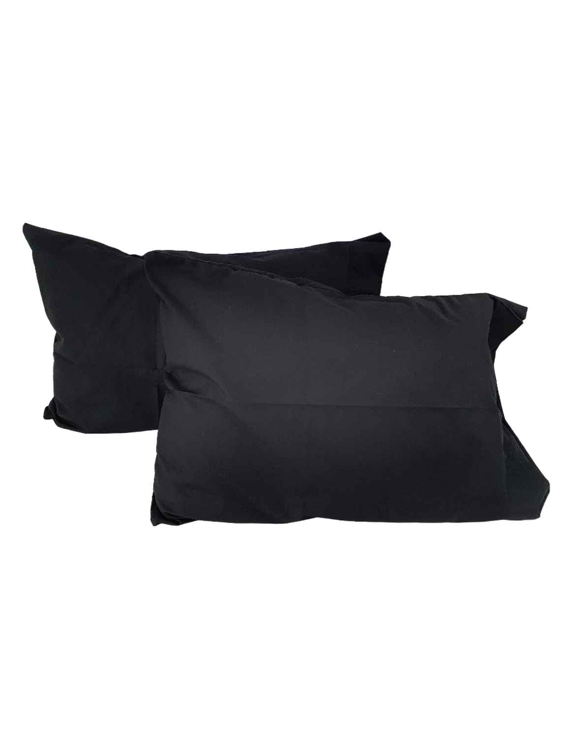 Set 2 Almohadas Almoda Estandar con funda negra relleno pellon ALMODA
