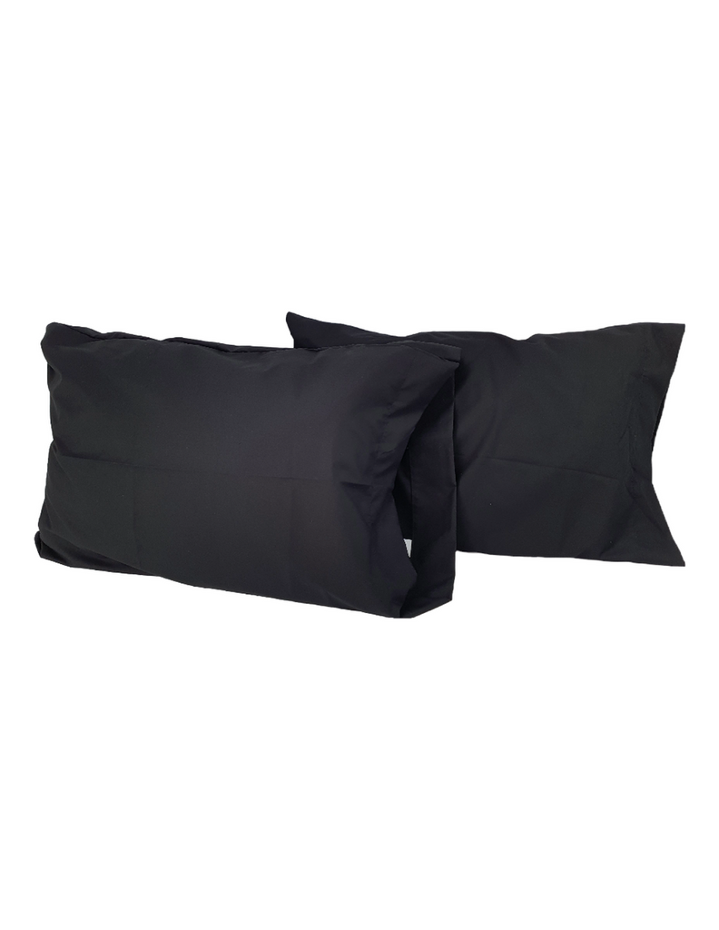 Almoda Set 2 Almohadas Almoda Estandar con funda negra relleno pellon – ALMODA
