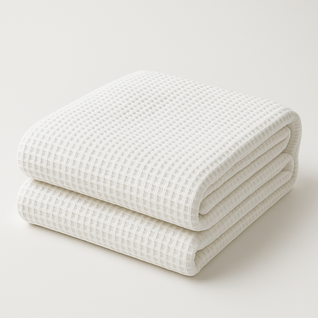 Almoda Colcha King Size Algodón Poliéster Blanco Almoda – ALMODA