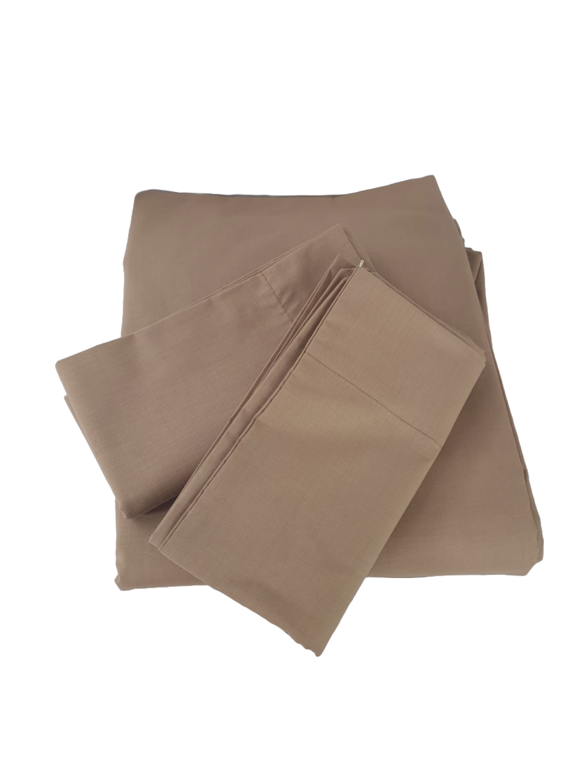 Almoda Set de sabanas Almoda Caqui Individual (plana, cajón y 1 funda) – ALMODA